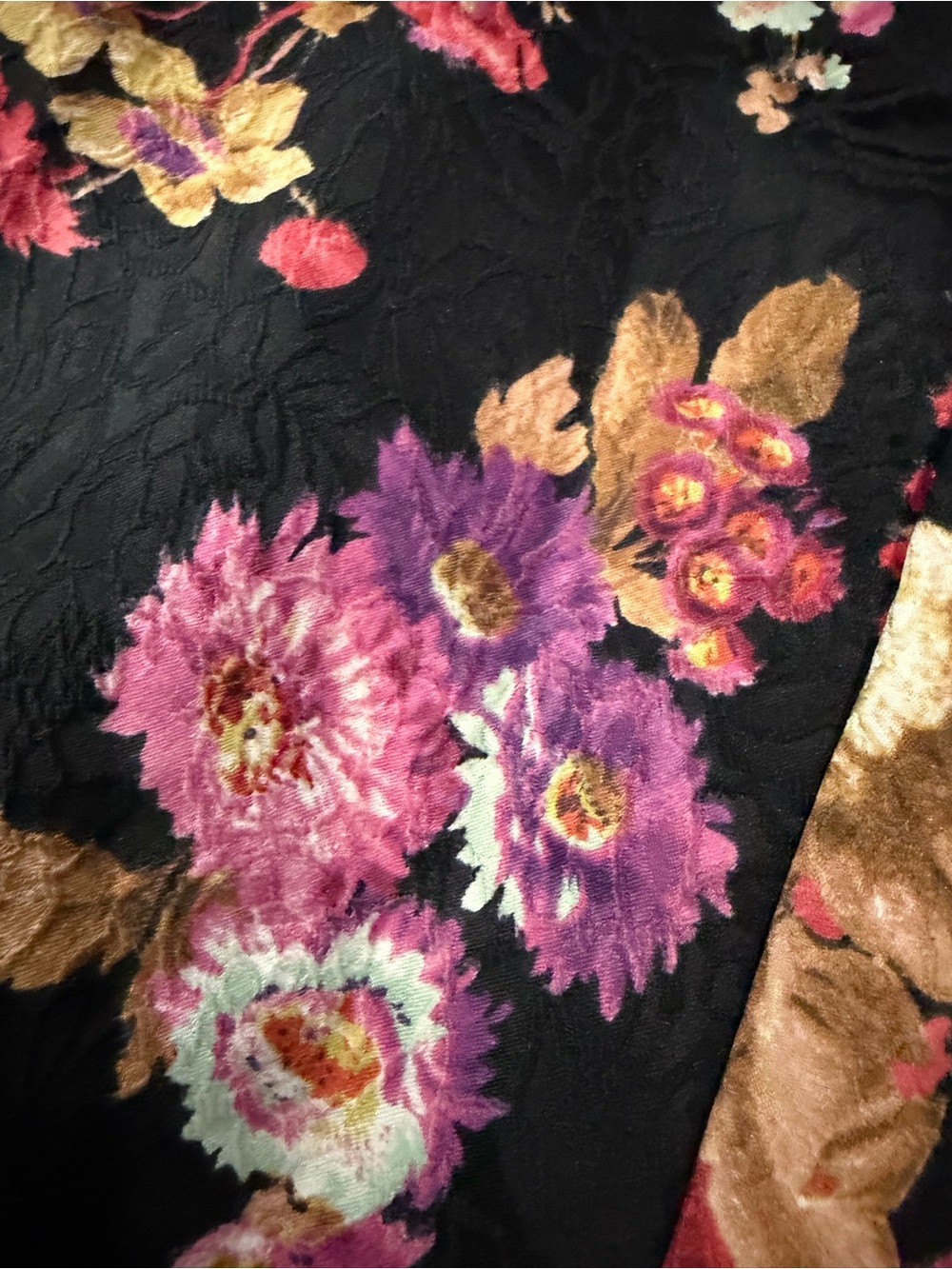 NWT MAEVE The Jacie Floral Jacquard Midi Skirt Black Anthropologie XL - Picture 14 of 15